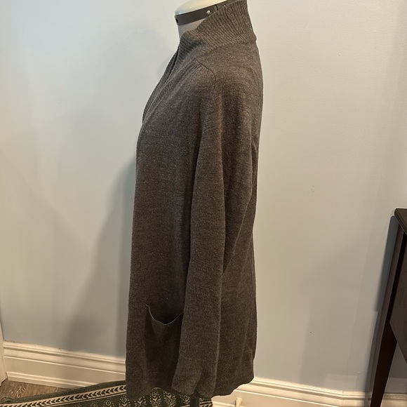 George grey cardigan with pockets sz medium - Picture 2 of 6